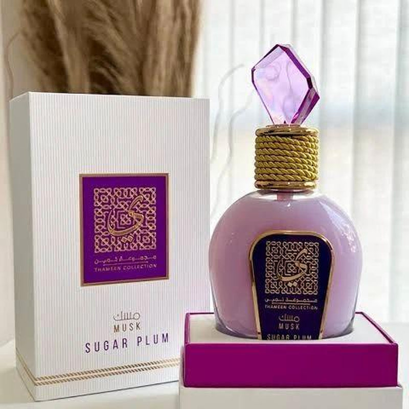 Set of 4 Lattafa 100Ml Thameen Collection Unisex Perfumes Wild Vanille - Sugar Plum - Musk so Poudree - Candy Rose Fragrance EDP