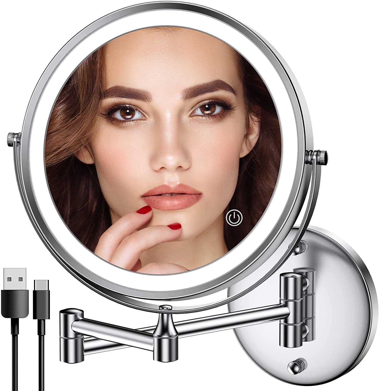 Rechargeable Lighted Makeup Mirror