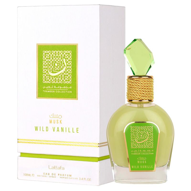 Set of 4 Lattafa 100Ml Thameen Collection Unisex Perfumes Wild Vanille - Sugar Plum - Musk so Poudree - Candy Rose Fragrance EDP