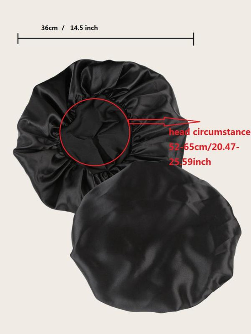Men'S Sleeping Cap, Solid Color Satin Hair Bonnet for Men, Hair Protector Cap for Men, Solid Color Satin Hair Bonnet for Sleeping, Night Sleeping Cap