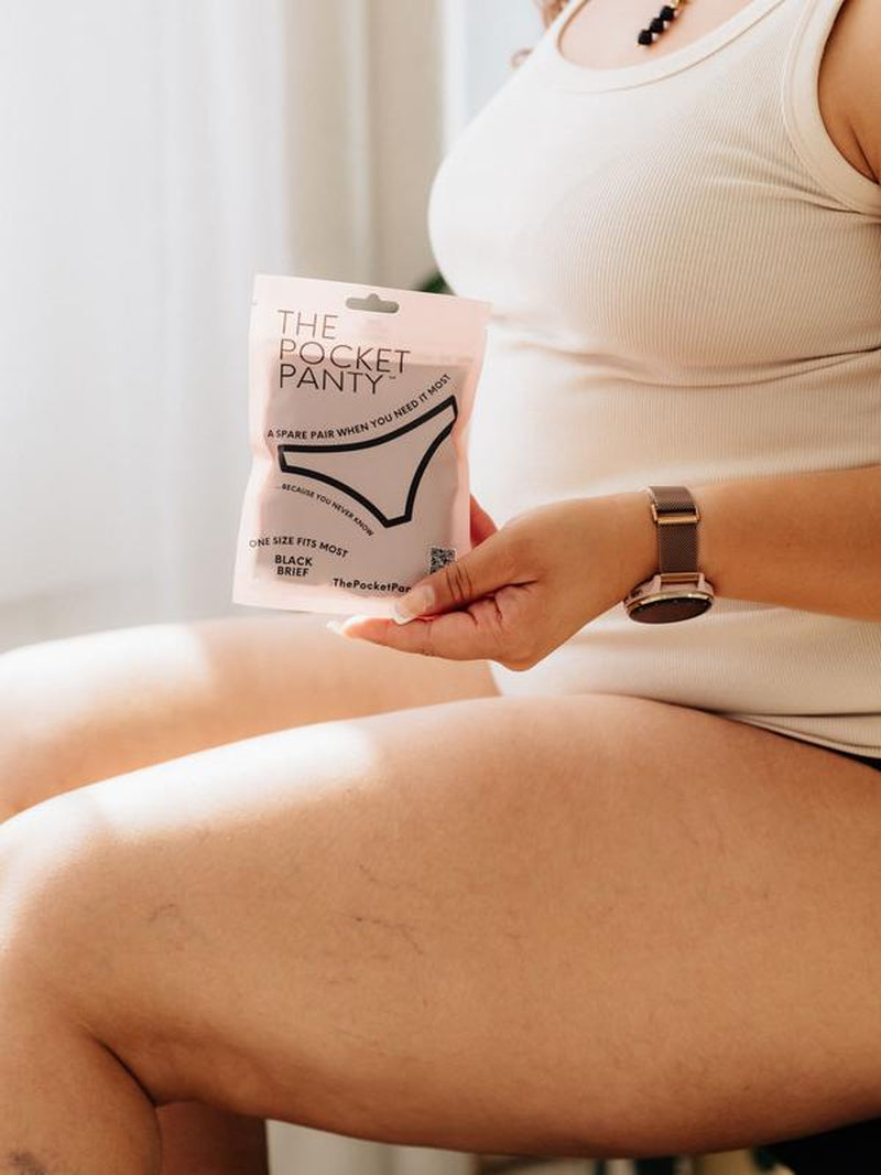 The Pocket Panty 3 Pack - Your New Fav Underwear - Soft, Breathable Fabric, These Panties Ensure All-Day Comfort and a Sleek Fit. Whether You'Re on the Go or Just Want a Handy Comfortable Solution, the Pocket Panty Is Your New Go-To. Ladies, Yours Now!