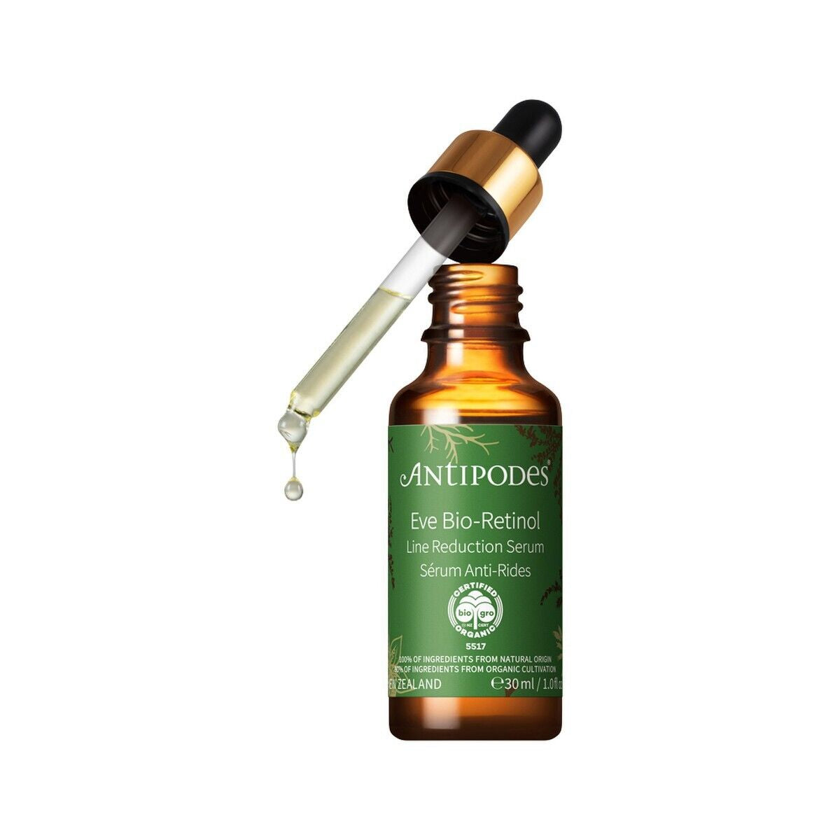 NEW Antipodes Eve Bio-Retinol Line Reduction Serum 30Ml Organic Skin Care