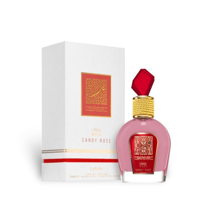 Set of 4 Lattafa 100Ml Thameen Collection Unisex Perfumes Wild Vanille - Sugar Plum - Musk so Poudree - Candy Rose Fragrance EDP